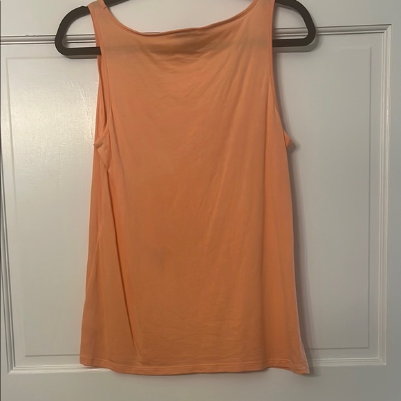 Talbots Peach Embellished Scoop Neck Tank Top - Picture 6 of 6